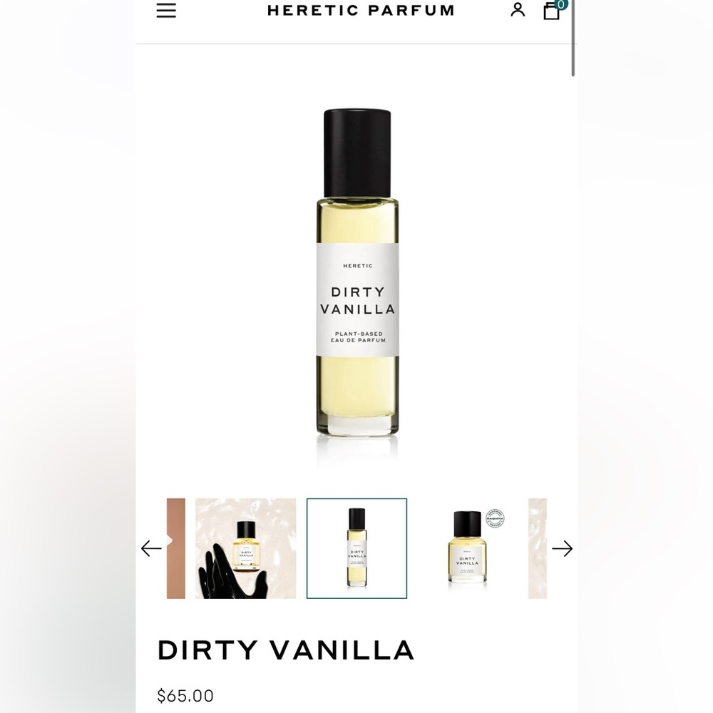 Heretic Dirty Vanilla 15 ML perfume! Still in box! Accidentally ordered two!